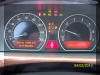 View of the instrument cluster while on